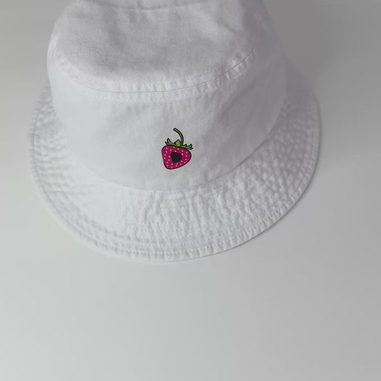 WhiteBucketHat