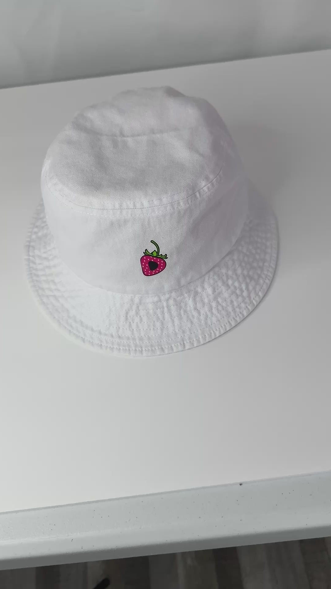 WhiteBucketHat